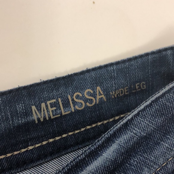 DL1961 29 Blue Jeans Melissa Wide Leg Surf 5 Pocket Zipper Excellent Condition - Picture 4 of 12